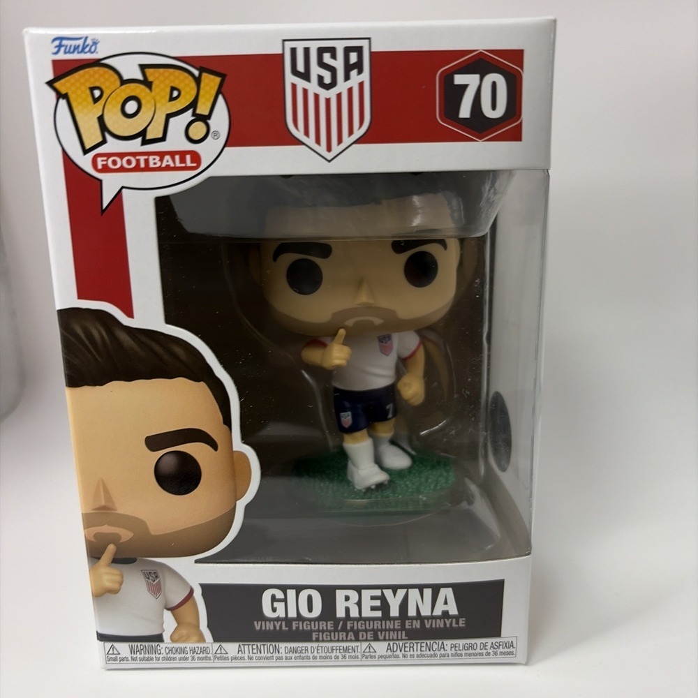 GIO REYNA - USA World Cup 2026 - Funko Pop! Football #70 Figure NEW